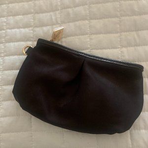 MZ WALLACE New York Black Leather Trim Pouch